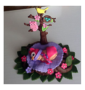 Pics Photos Owl Cake Topper For Baby Shower