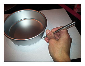 Space Beyond The Edge Of The Pan For The Undercoating And Fondant