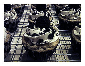 Cupcake? With A Surprise Oreo Cookie Baked Right In The Cupcake. The