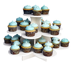 Tier Flower Cupcake Tower Stand Reusable And By AllCustomGifts