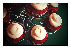 red velvet cupcakes from 3 Tiers