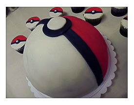 Pokeball Cake And Cupcakes Tiffany L Flickr