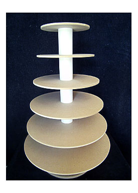 Download Image Cupcake Stands All 4 Tier Round Unfinished Custom Made