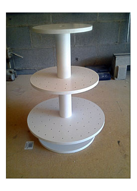 Tier Large Adjustable Round Cake Pop Or Cupcake Stand. Can Hold 518