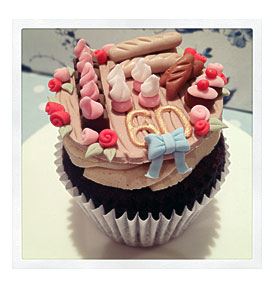 60th Birthday Cupcake Topper The Skylark Bakery Pinterest