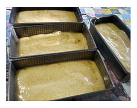 Spoon Into Ungreased Tube Pan Or Loaf Pans