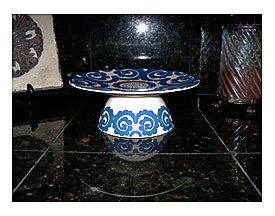 Crafty And Cheap Cake Stands And A Recipe For Yummy Lemon Blossoms