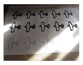 Airplane Cupcake Toppers