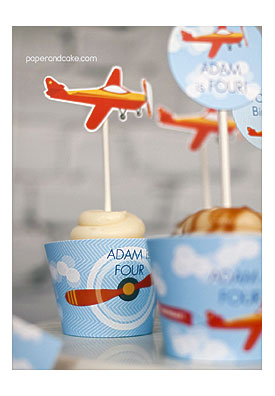 And Cake » Products » Baby » Airplane Printable Birthday Party