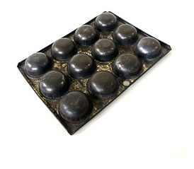 Ebelskiver Tin Donut Hole Pan Mini Muffin By LaurasLastDitch
