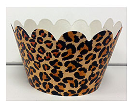 Leopard Animal Print Cupcake Wrappers 24ct Personalized Party