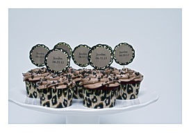 Animal Print Cupcakes 