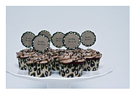 Animal Print Cupcakes 