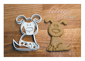 Dog Cookie Cutter Animal Shaped Cookie Cutter Dog By Lituga