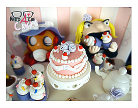 Tea Partying Avengers Birthday Cake Avenger’s Tea Party Cake