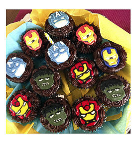 Avengers Cupcakes