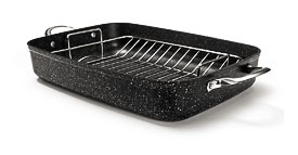 The Rock 12" X 17" 30cm X 43cm Roasting Pan With Rack Starfrit