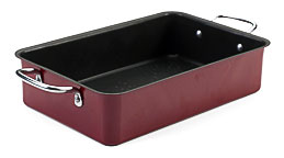 Aluminized Steel 8.75 X 16.5 In. Roasting Pan With Rack At Hayneedle