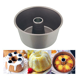 Other Bakeware R Carbon Steel Round Chiffon Cake Mold Baking Tray