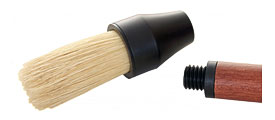 Basting Brush With Replaceable Twist off Head Outset Rosewood Basting