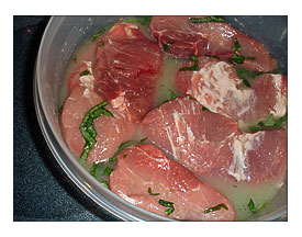 Pork Chops Are Marinating