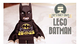 LEGO BATMAN CAKE TOPPER Fondant Figure Lego Movie YouTube