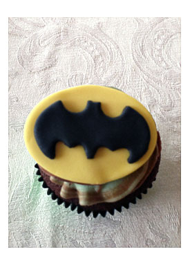 NEW Classic Batman Cupcake Toppers Cake By SweetThingTopperShop