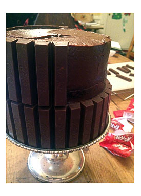 Kit Kat Birthday Cake Featuring My Favorite Chocolate Cake Recipe