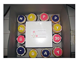 Cupcake birthday box
