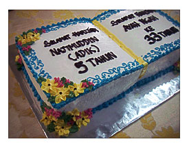 Open Book Birthday Cake Salida Flickr