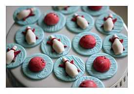 Bowling Cake Decorations