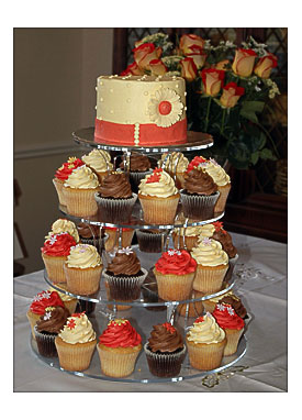 Pink Bridal Shower Cupcakes Terracota Bridal Shower
