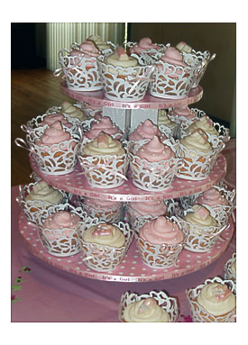 Sweet Treats By Angie Baby Shower Cupcake Tower