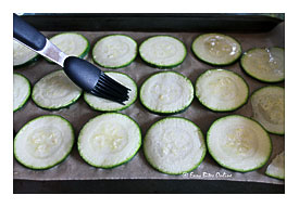 Brush Oil For Baked Zucchini Crisps