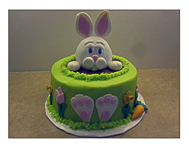Bunny Cake Base Cake Is Are 8 Inch Round Cakes And The Bunny Rabbit