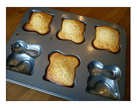 You Might Enjoy A Cupcake Pan With Bunny Shaped Molds
