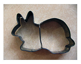 Cookie cutters tin bunny