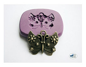 Butterfly Charm Mold Woodland Molds Silicone Molds