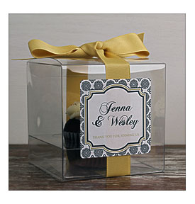 Wedding Favor Cupcake Boxes West Design ANY By Thefavorbox