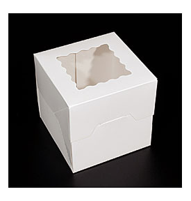 Mini Cake Box Cookie Box With Window 10 Pack Better Bakers Box