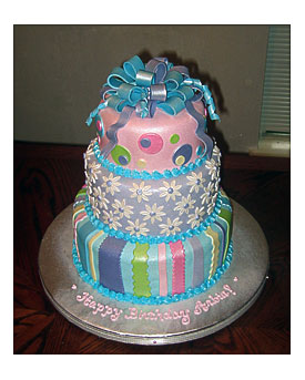 Almond Sour Cream Cake With Strawberry Filling Fondant Cake Images