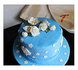 Fondant Cake Decorating The Cake And The Fondant