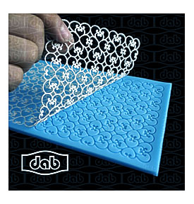 Para DAB Fondant Lace Silicone Instantâneo Molde De Bolo De Silicone