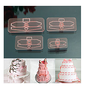 Fondant Cake Decorating Mold Embosser Cutter Mould Sugarcraft Tool DIY