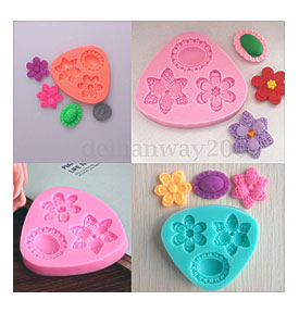 Silicone DIY Fondant Mould Cake Decorating Chocolate Baking Sugarcraft