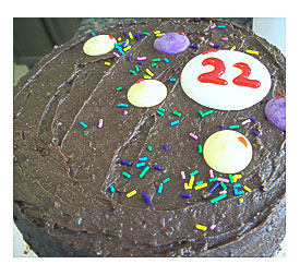 Birthday Cake, Mid Garnish