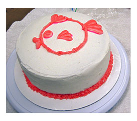decorated cake
