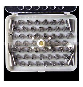 52pcs Icing Piping Nozzles Pastry Tips Cake Sugarcraft Decorating Tool