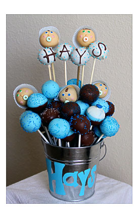 Dip, Sprinkle, Pop Baby Cake Pops