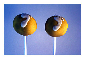 Baby Footprint Cake Pops